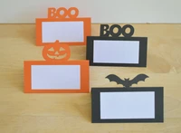 halloween place tent cards escort number place cards wedding barrattoe party table seating reception markerspc001