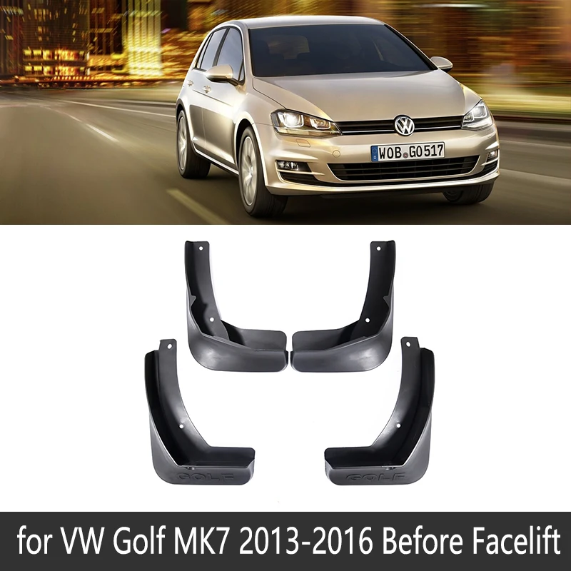 Fit Before Facelift Для Volkswagen VW Golf 7 Mk7 2013~ брызговик щитки, брызговики брызговик ЛОСКУТ аксессуары для брызговиков - Название цвета: Fit Before Facelift