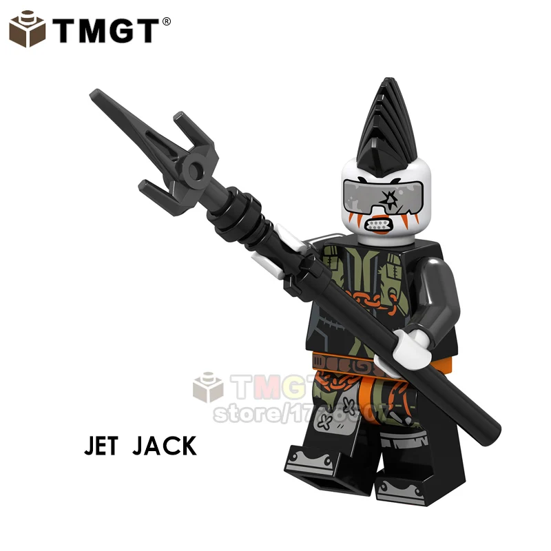 Одиночная Ninja Slithraa Snike Chokun Snappa Wu Shark Army Jelly четыре глаза Garmadon строительные блоки Подарочная игрушка для детей - Цвет: Светло-серый