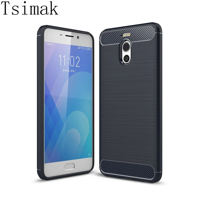 Tsimak для Meizu M6 Note чехол Примечание Armor углеродного волокна задняя крышка телефона