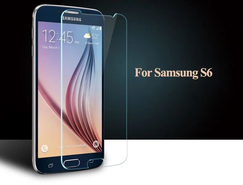 Для Samsung Galaxy S7 защита экрана 9H 0 3 мм взрывозащищенное защитное закаленное стекло