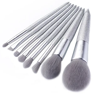 ONLY 1 SET T265 Jessup, новинка, блестящие вечерние кисти золотистого цвета, Кисть для макияжа, пудра, румяна, тени для век, кисть для основы, синтетические волосы, подарочная коробка - Handle Color: ONLY 1 SET T265