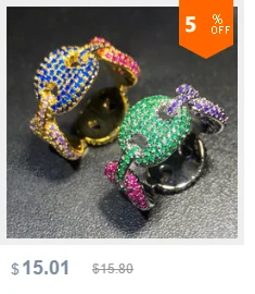 Хип хоп мужские кольца мода рок украшения для мужские подарки Bling Iced Out Иисус Корона AAA циркон кольца