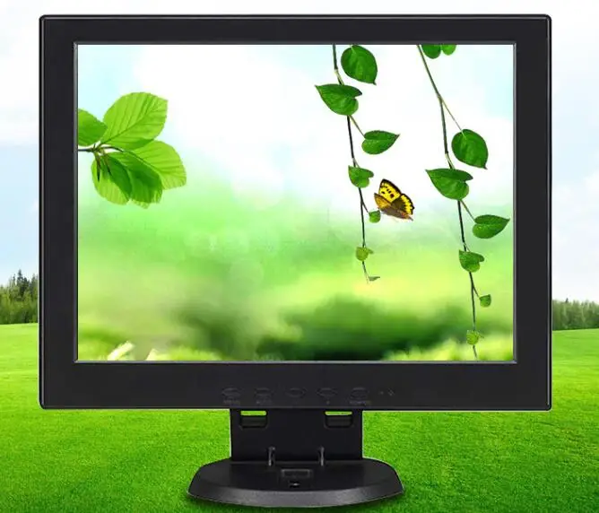 Новый 3 5 дюймовый ЖК дисплей 12 TFT монитор экран с входным интерфейсом (HDMI USB VGA BNC AV)