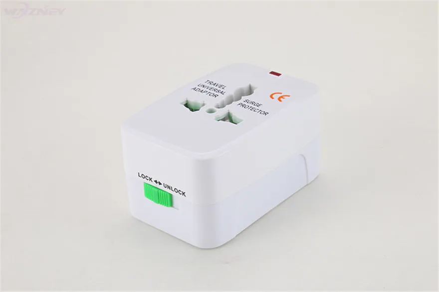 Компл./лот 200 США в ЕС Европа и универсальный AC мощность Plug по всему миру Путешествия адаптер конвертер Великобритании AU преобразования разъем