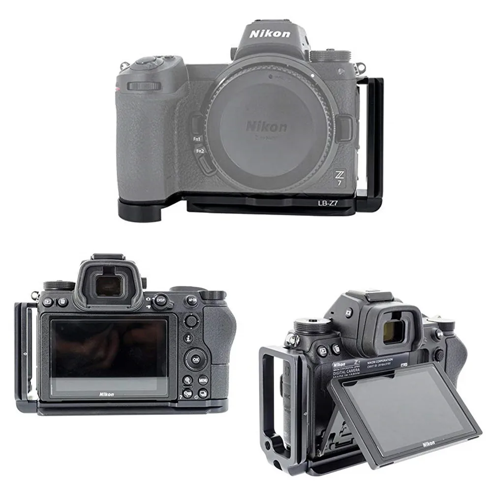 Быстросъемный L образный кронштейн для цифровой камеры Nikon Z5 Z6 Z7 II Z6II Z7II головки