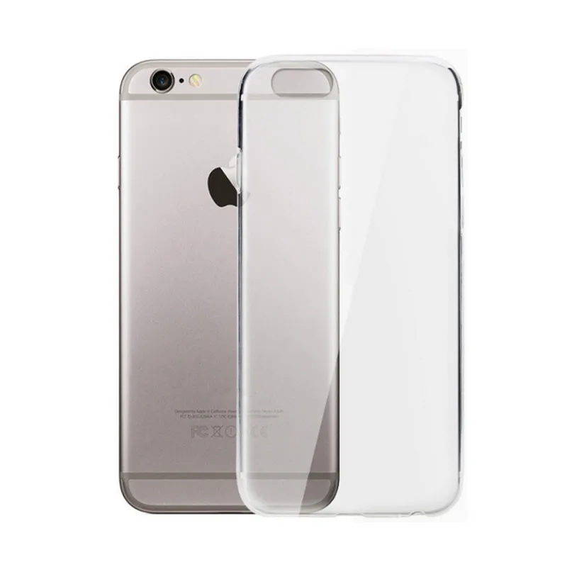 Чехол для iPhone 6 6s 7 8 Plus X 4 4s 5c 5 5S SE бампер прозрачный чехол тонкий силиконовый мягкий Кристальный Ультратонкий чехол