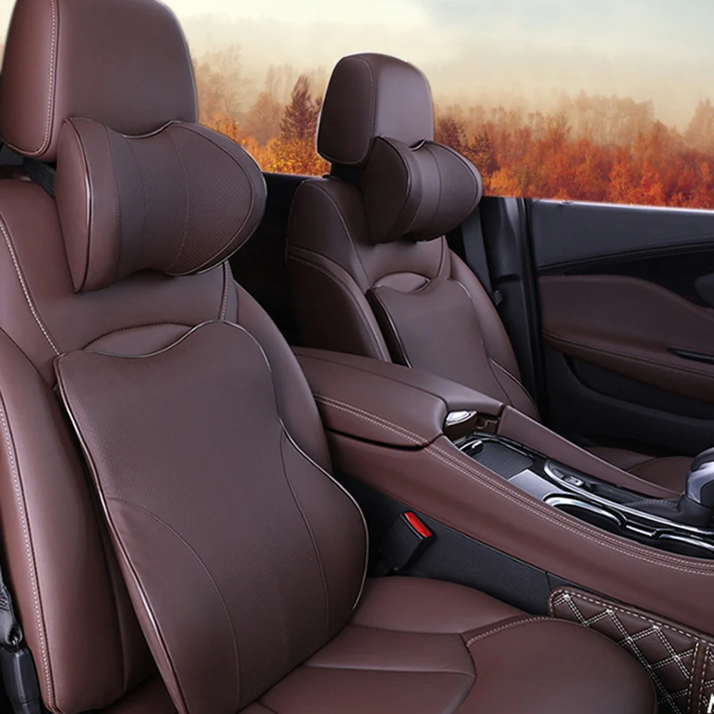 

Автомобильное кресло подголовник подушка из пены с эффектом памяти для отдыха шеи Поддержка подушка для путешествий, для вождения, для укла...