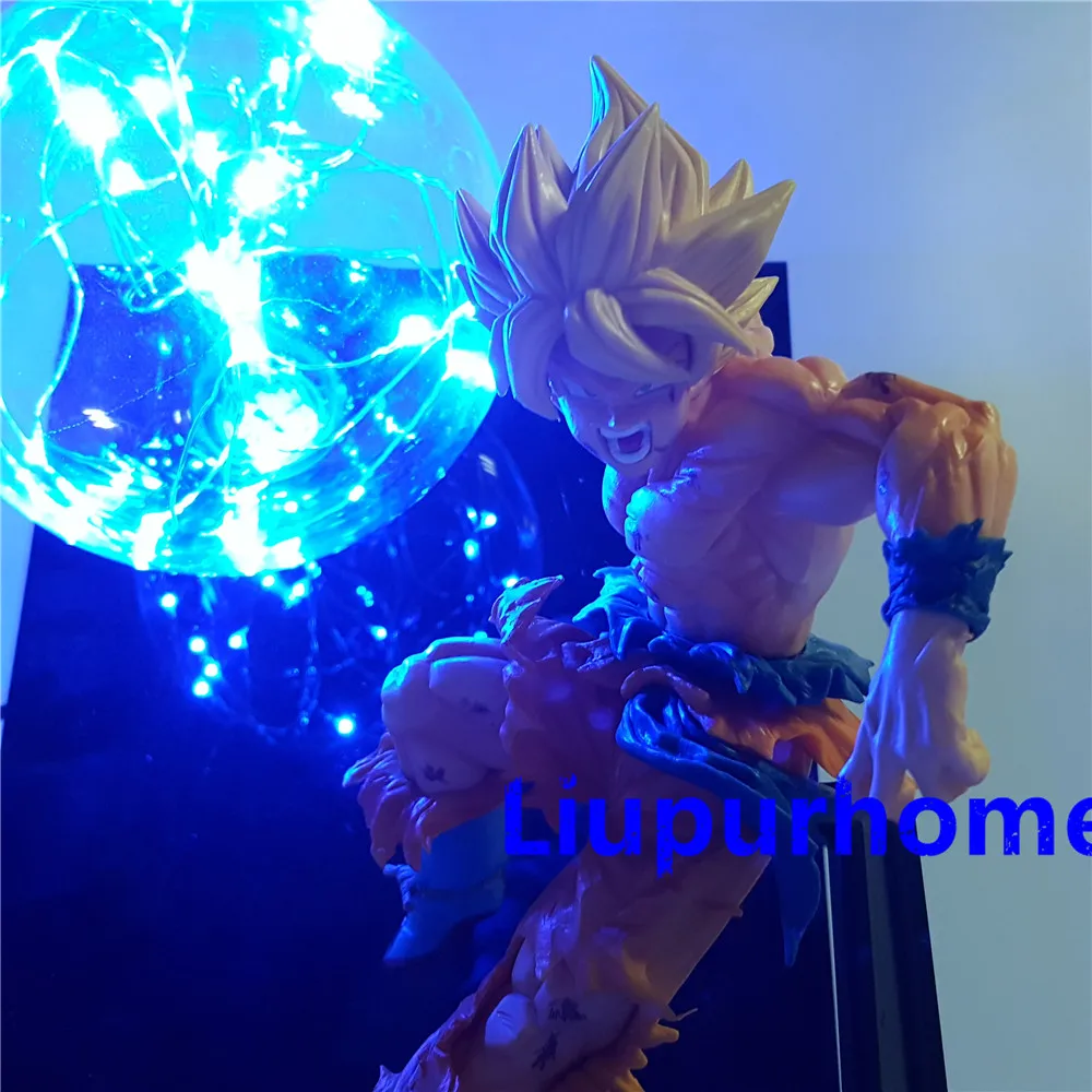 Dragon Ball Z Son Goku Super Saiyan 2 аниме Lampara светодиодный настольная лампа ночные светильники Ligting Фигурки игрушки украшения комнаты лампы