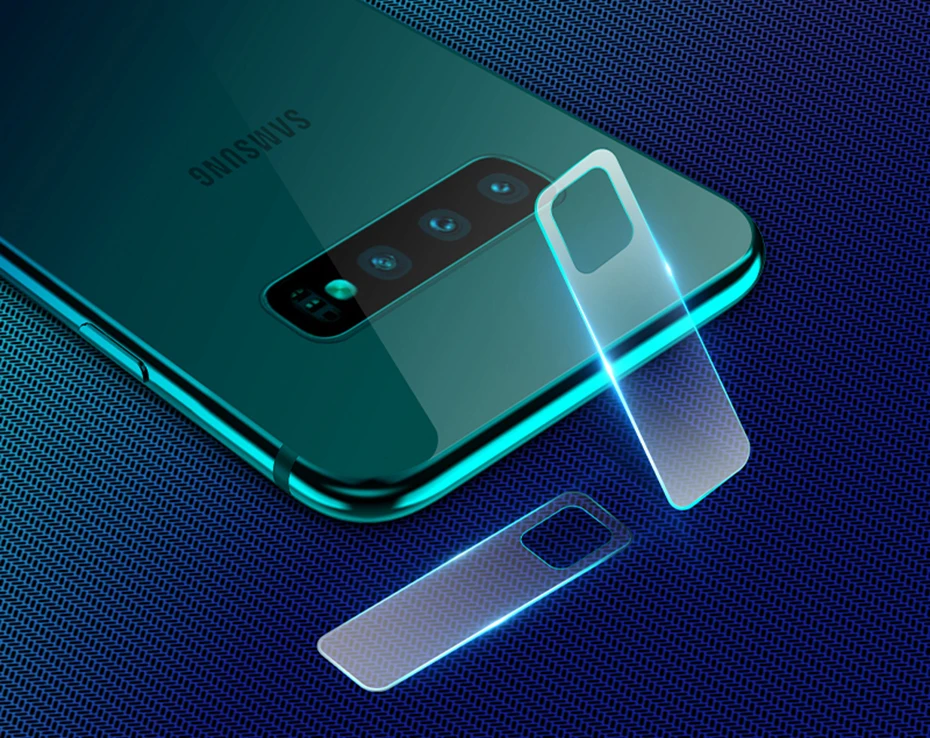 HOCO 2 шт прозрачная камера гибкий объектив из закаленного стекла для samsung Galaxy 10/S10+ S10e Задняя крышка объектива Защитная пленка для экрана