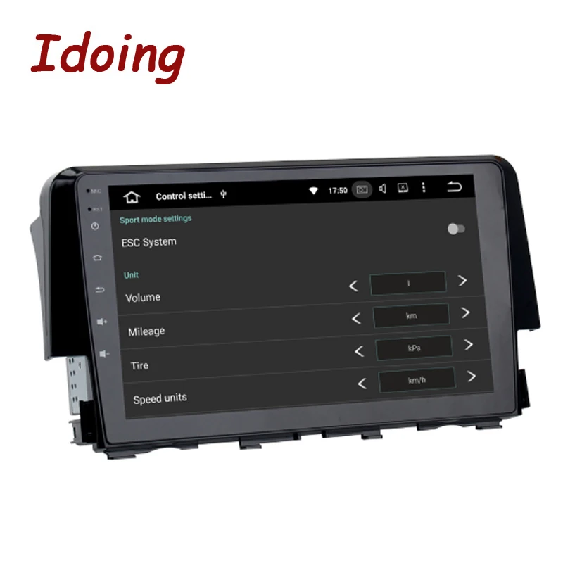 Idoing 1Din 9 &quotАвтомобильный мультимедийный плеер Android8.0/7.1для Honda Civic 2015 2016 4G + 32 г 8