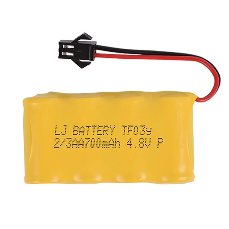 4,8 v 700mah 2/3AA NI-CD M Батарея деформация робот пульт дистанционного управления автомобиля аккумуляторная батарея