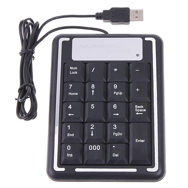 USB цифровая 19 клавиш Проводная клавиатура мини для ноутбука ПК|digital keyboard|keypad