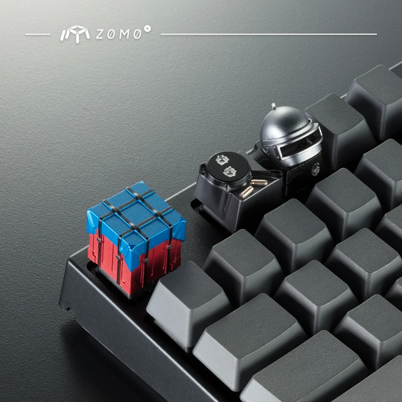 3 уровня шлем zomo pubg BATTLEGROUNDS pan airdrop bomb Artisan Keycap CNC анодированный алюминий