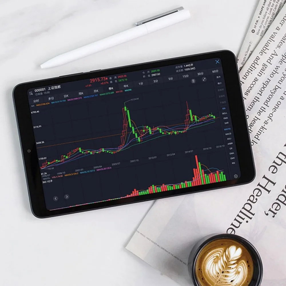 Планшеты Xiaomi MiPad 4 plus OTG 10 1 дюйма Восьмиядерный процессор Snapdragon 660 1920x1200 камера 13 МП