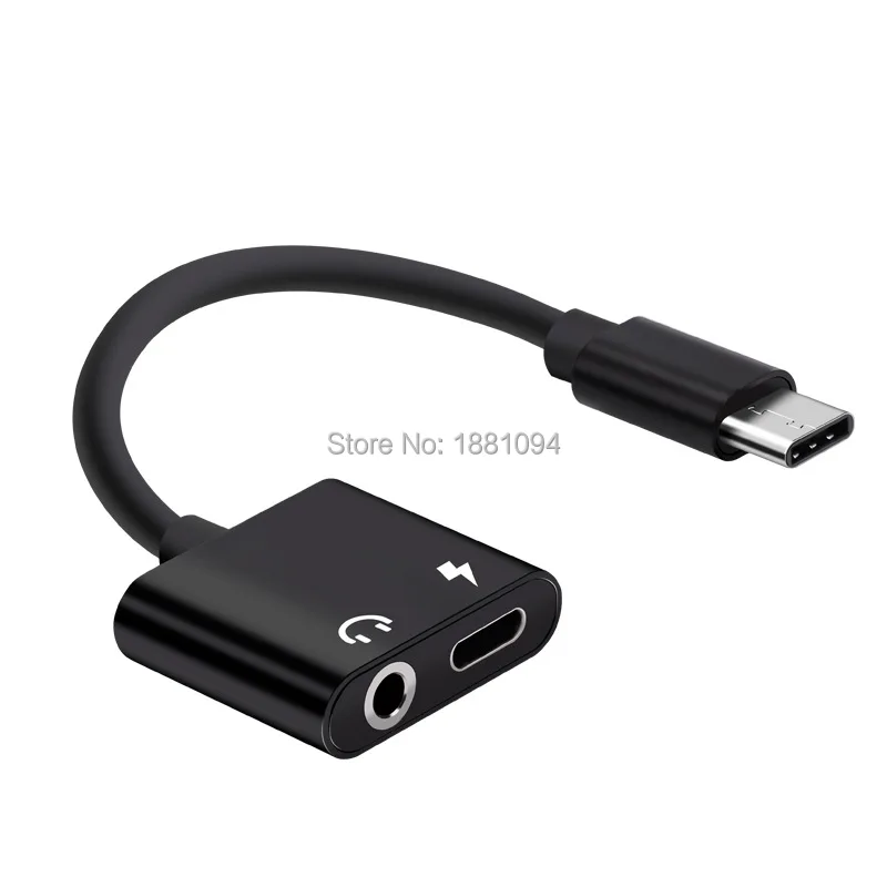 2 в 1 адаптер Usb Type-C для наушников 1000 шт./лот | Электроника