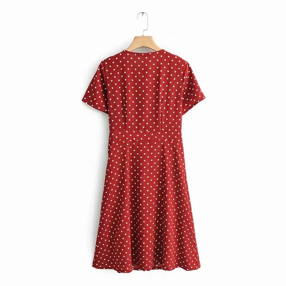 Self-portrait sukienka 2019 women's summer fresh fashion lace dress ladies polka dot lapel Vestidos | Женская одежда