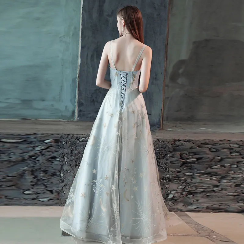 FADISTEE Новое поступление Вечерние платья Вечернее платье Vestido de Festa robe de soiree maxi vestidos de fiesta de noche из Мягкого Тюля
