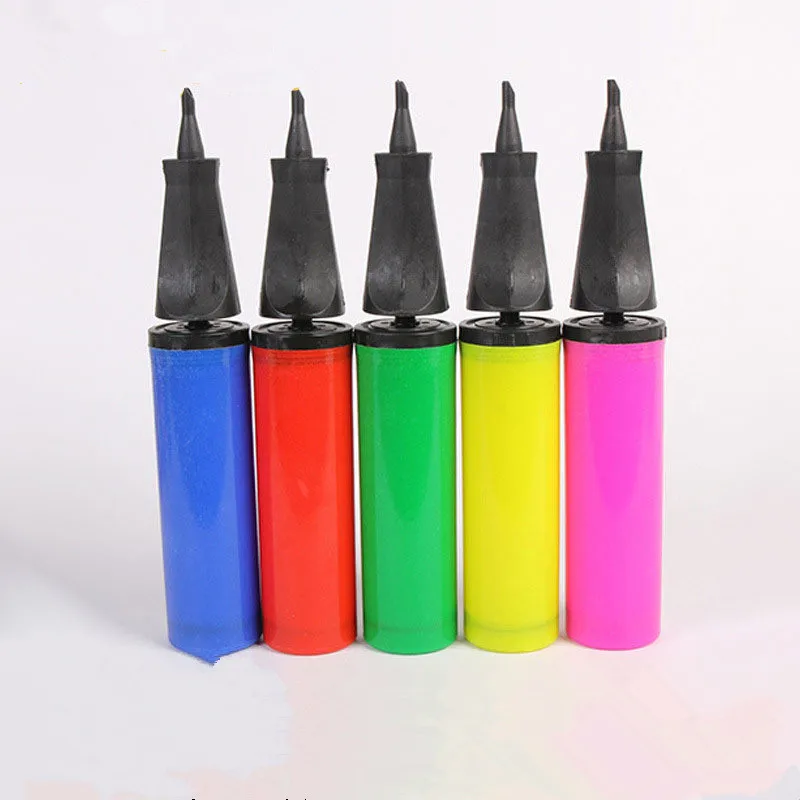 Мини Пластик рук Бал партия шар надувной воздушный насос Портативный полезные