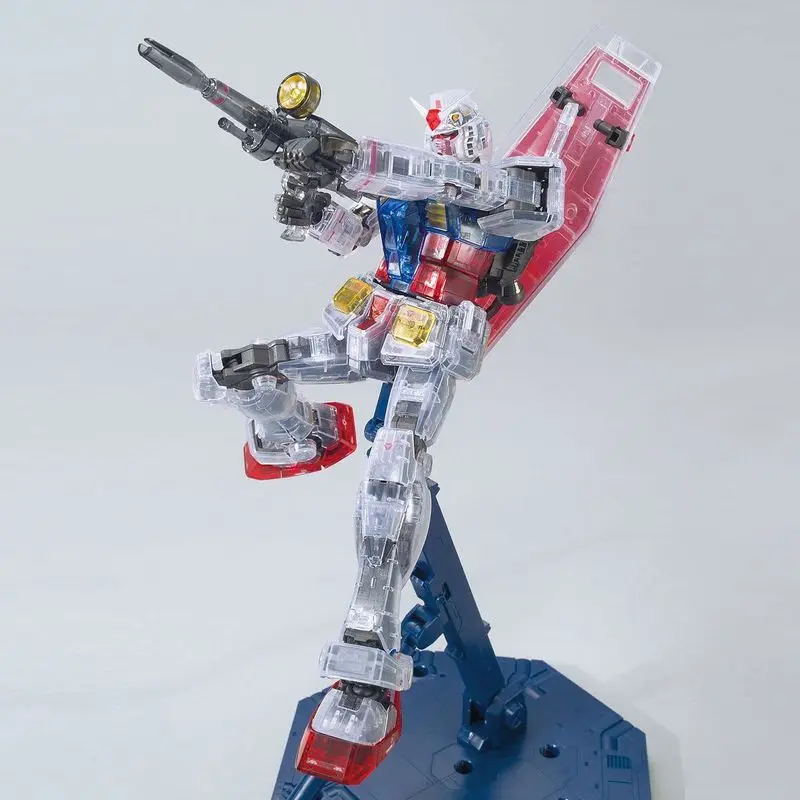 Bandai Shanghai Токио Gundam Base Limited 1/100 мг RX 78 2 3 0 цветная прозрачная экшн фигурка детская