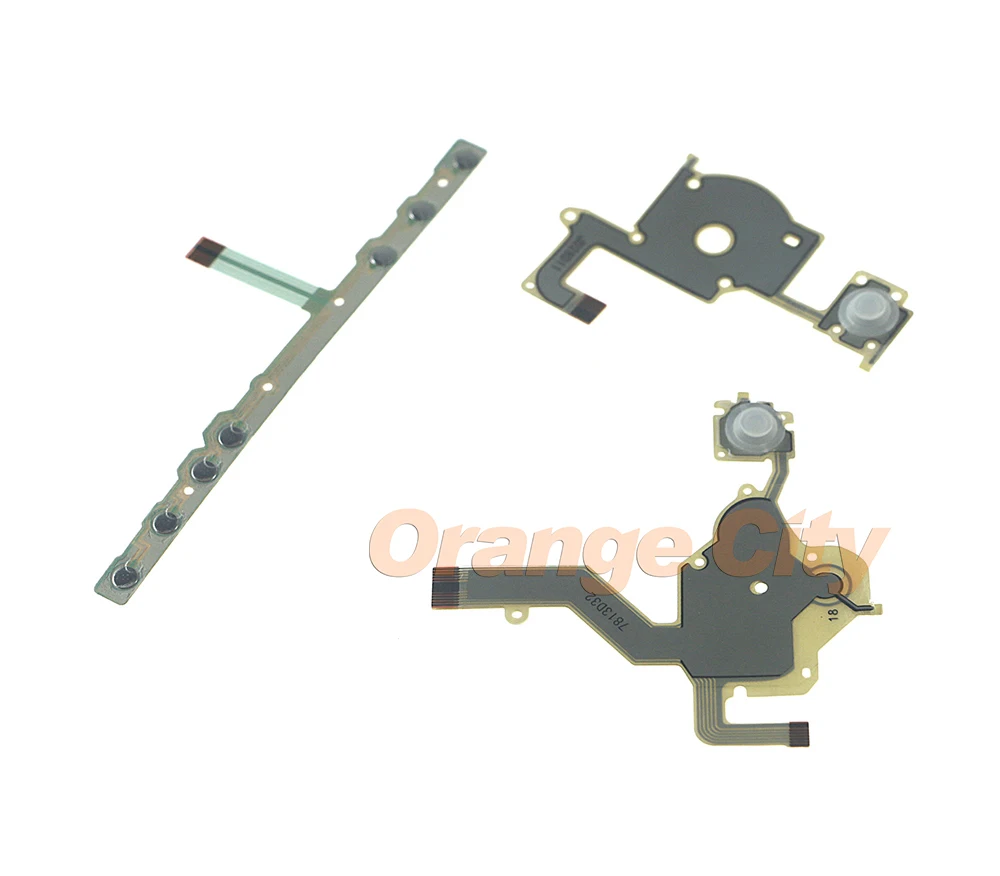 ChengChengDianWan For PSP 2000 PSP2000 Direction Cross Button Left Key Volume Right Keypad 3 in 1 Flex Cable D-pad 10sets/lot |