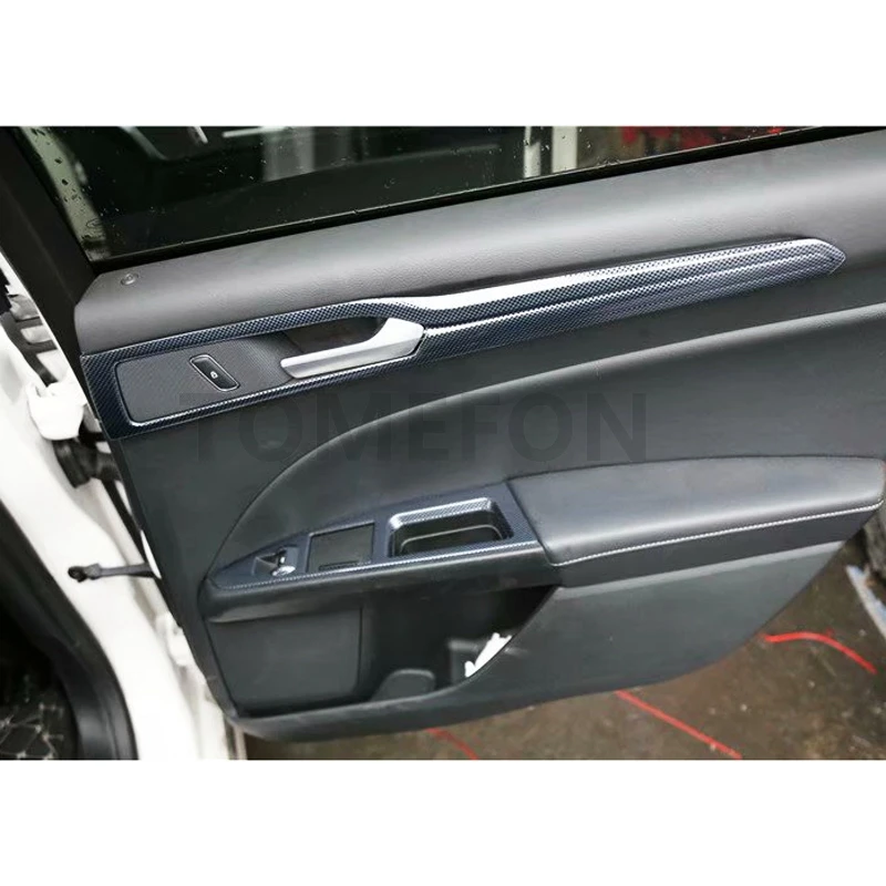 TOMEFON для Ford Mondeo 2013 ABS углеродное волокно автомобиля межкомнатные двери передний задний переключатель окна вентиляционное отверстие переключения передач накладка