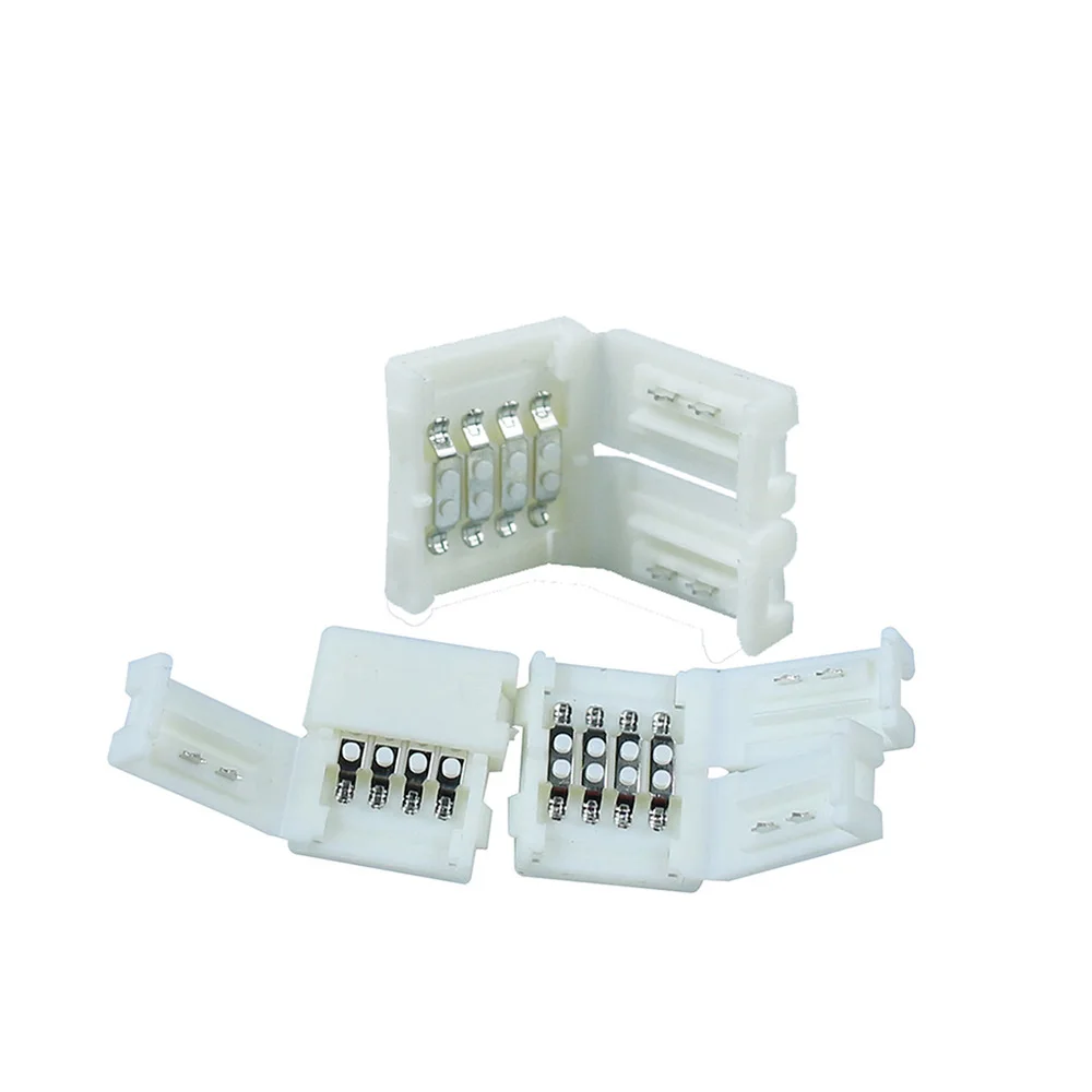 5 шт. 10 мм 4 контактный разъем для светодиодной ленты 5050 RGB|pcb wire connector|connector for