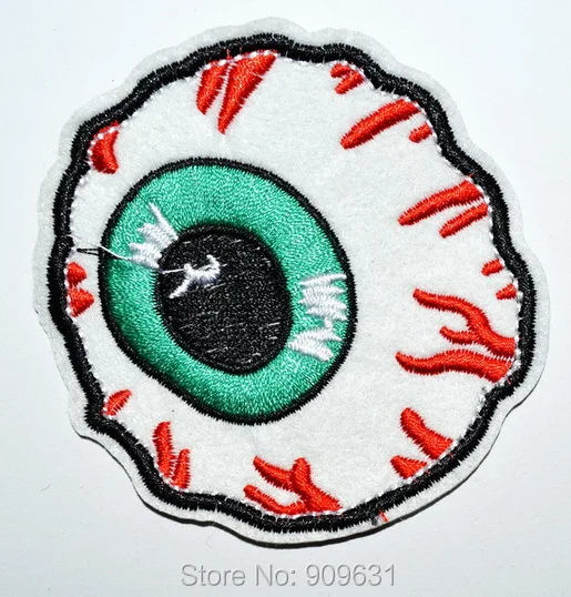 

30x Evil Eyes Embroidered Iron On Applique Motif Patch DIY accessory Applique Badge