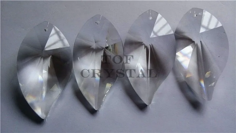 135 шт./лот люстра стеклянные кристаллы лампа призмы детали 2 дюйма Бесплатная
