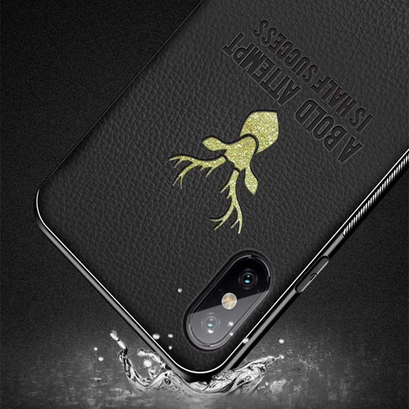 Luxury Deer Leather Case For iPhone X Xs Max XR Ultra Thin Plating TPU Soft Cover 6 6s 7 8 Plus Shockproof |