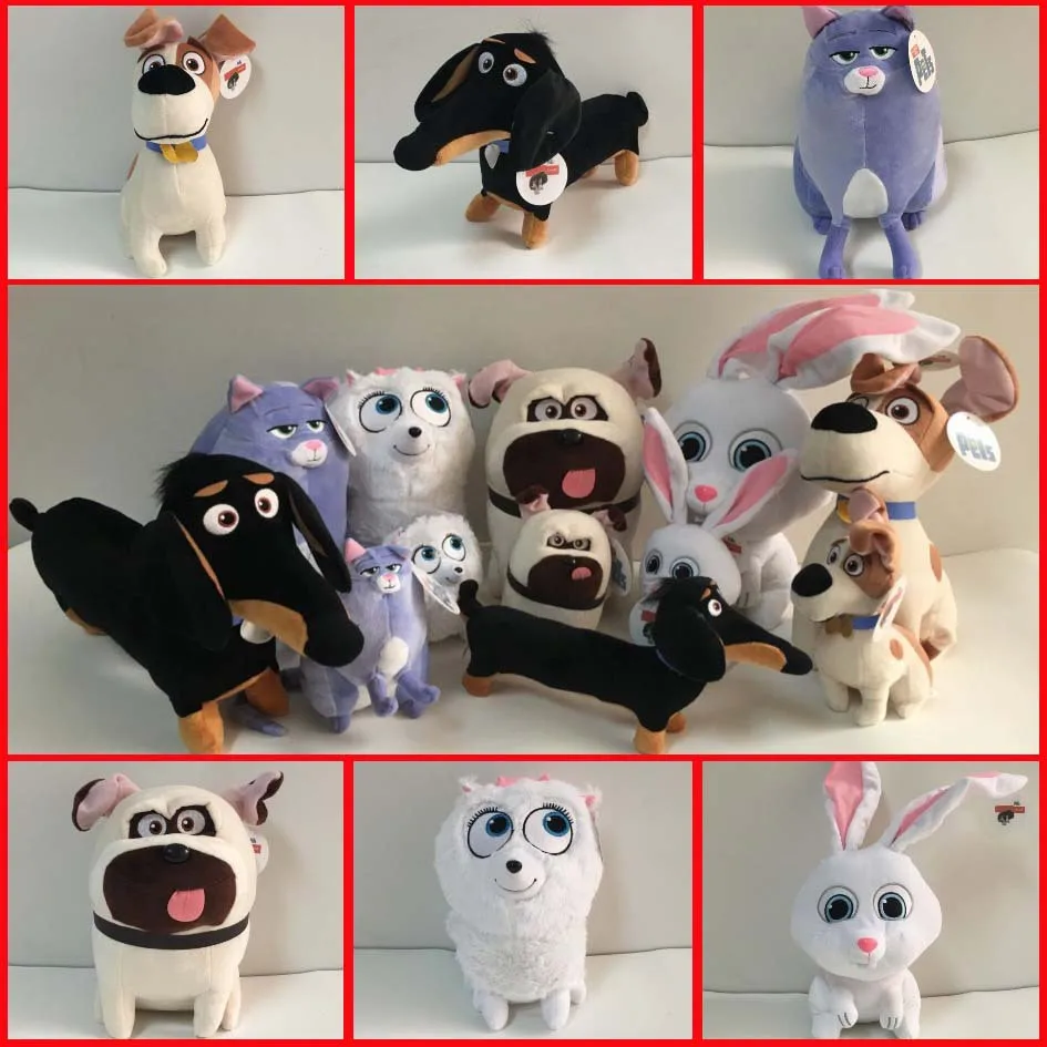 Фильм Тайная жизнь домашних животных снежный шар Duke Max плюшевые игрушки мягкие