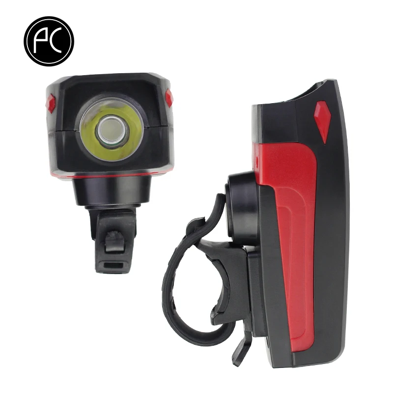 PCycling Bike Light T6 Led with 130 db Bells Front 5 Modes Touch Switch Flashlight Waterproof Headlight MTB Cycling | Спорт и