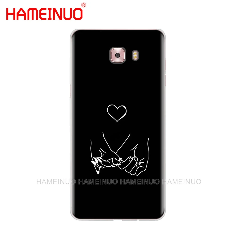 HAMEINUO художественный чехол с белой линией Поцелуй Любовь Сердце цветок Роза