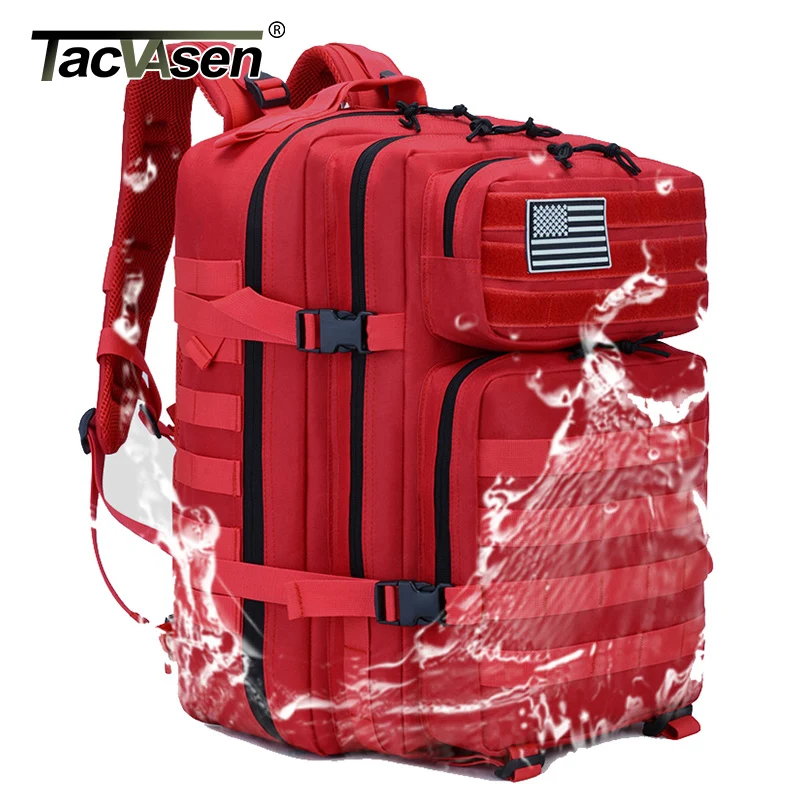 TACVASEN 45L 900D нейлоновые тактические рюкзаки многофункциональные страйкбол военная армейская Боевая Сумка прочные штурмовые походные рюкзаки