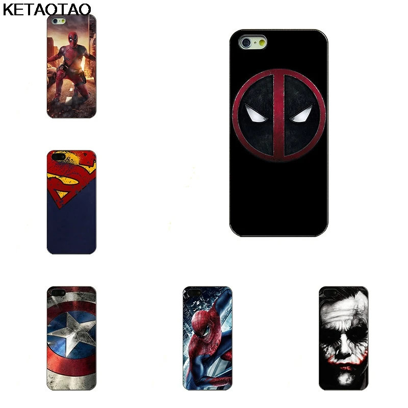 KETAOTAO аниме Marvel Soldat Дэдпул ретур чехол для телефона s для iPhone 4S SE 5 5C 5S 6 6S 7 8 Plus X Чехол Мягкий ТПУ резиновый силиконовый