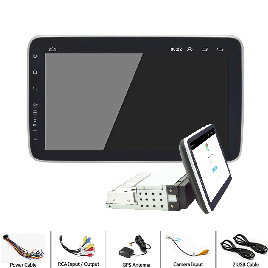 Автомагнитола 1 DIN 9 &quotHD Android 8 MP5 плеер Wi Fi GPS 2 ГБ + 32 автомагнитола видео стерео