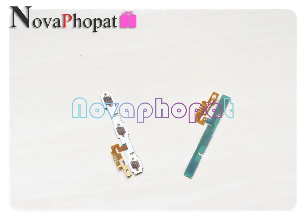 Novaphopat 10 шт./лот для Alcatel Pixi 4 Vibe OT4034 4034 4034A 4034D кнопка включения/выключения громкости