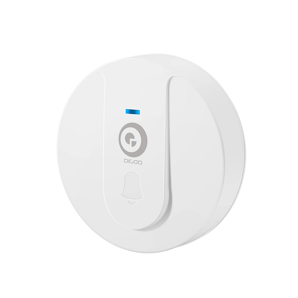 DIGOO DG-SD10 передатчик автономный Водонепроницаемый дверной звонок с европейской вилкой уникальная раздвижная КНОПКА 58 мелодий 4 уровня громкости дверной Звонок