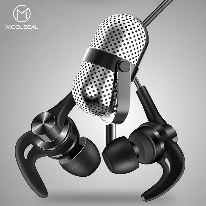 MOOJECAL проводные наушники 3 5 мм в ухо наушник с микрофоном стерео гарнитура для samsung