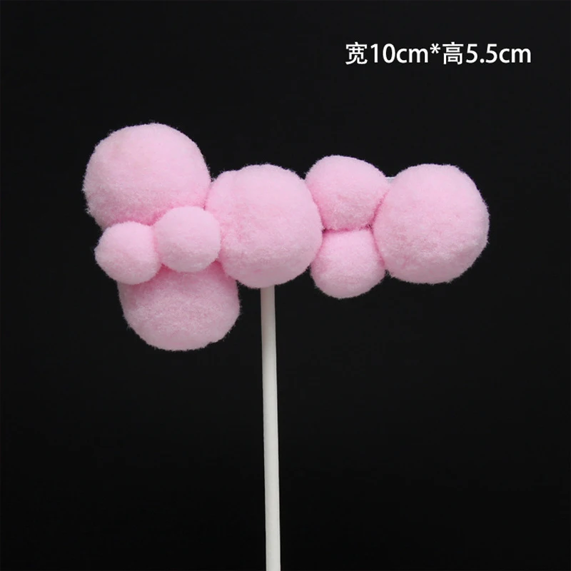 5pcs DIY Soft Cartoon Cloud Cake Decor Ice-cream Cupcake Toppers Picks Kids Birthday Party Wedding Dessert Supply | Дом и сад