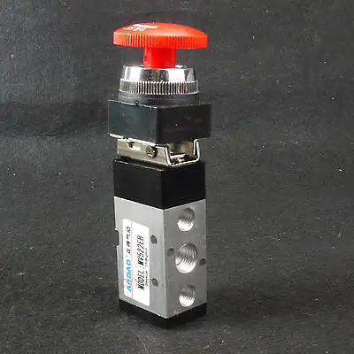 

G1/4" Latching Mushroom 2 Position 5 Way Air Mechanical Valve