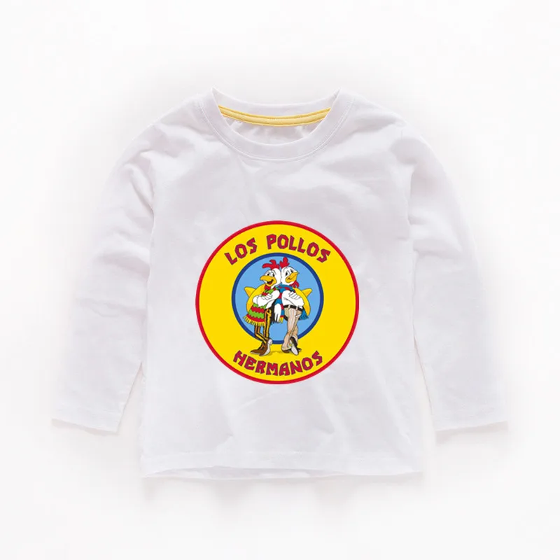 От 2 до 12 лет Детская LOS POLLOS HERMANOS для маленьких Топы девочек Одежда мальчиков