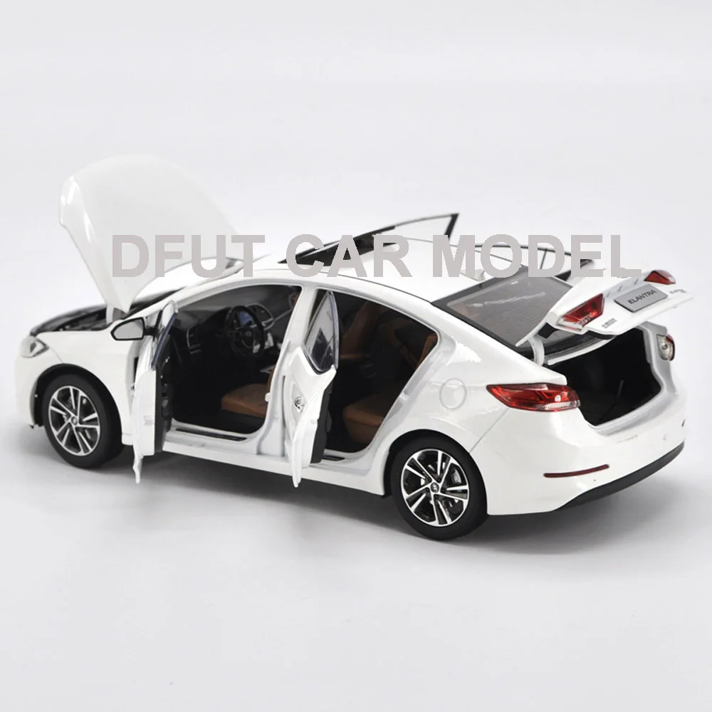Масштаб 1:18 игрушечные автомобили Hyundai elantra из сплава модель автомобиля детские оригинальные авторизованные