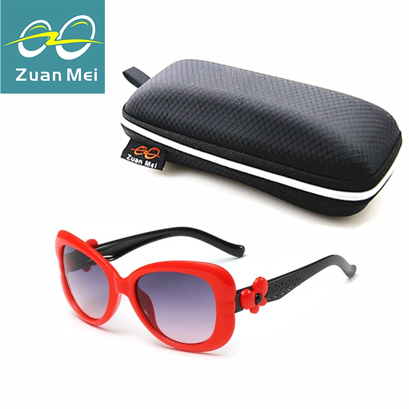 Детские солнцезащитные очки бренда Zuan Mei для девочек милые детские очки для мальчиков солнцезащитные очки для детей ZM6136.