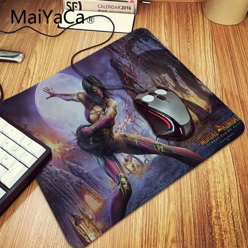 MaiYaCa Забавный mortal kombat девушка ноутбук игровая мышь коврик для мыши Гладкий