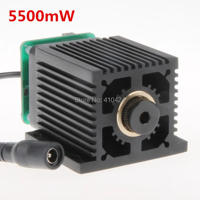 5500 МВт лазерный модуль лазерная головка 5.5 Вт лазер 450nm синий свет DIY Запчасти|head