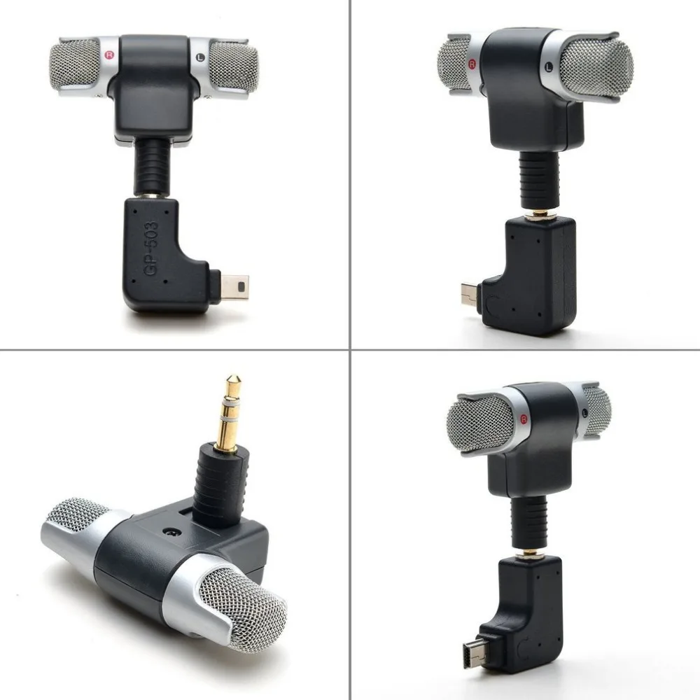Мини стерео микрофон для Go pro Hero 4 3 3+ аксессуары защитный чехол рамка крепление для Go Pro Экшн камеры 3,5 мм