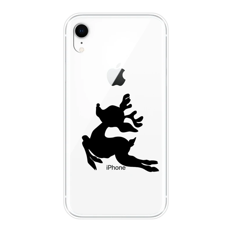 Силиконовый чехол для телефона iPhone 6 S 7 8 X XR XS Max с изображением животных волка