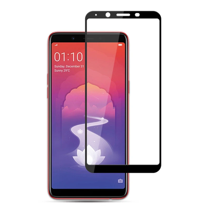 3D закаленное стекло для OPPO Realme 1 полное покрытие 9H Защитная пленка экрана