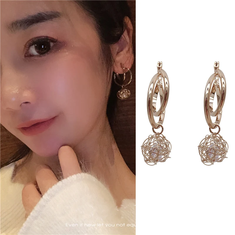 2019 новый дизайн металлический золотой цвет геометрический полый шар имитация